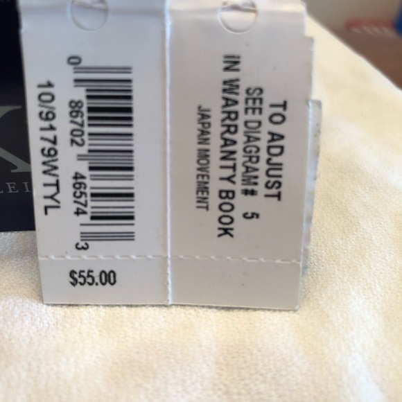 Anne Klein women's watch with Orange accent 10/9179 working watch Needs Battery! - Picture 4 of 4